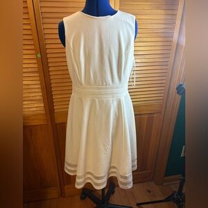 Calvin Klein Cream Cocktail Dress